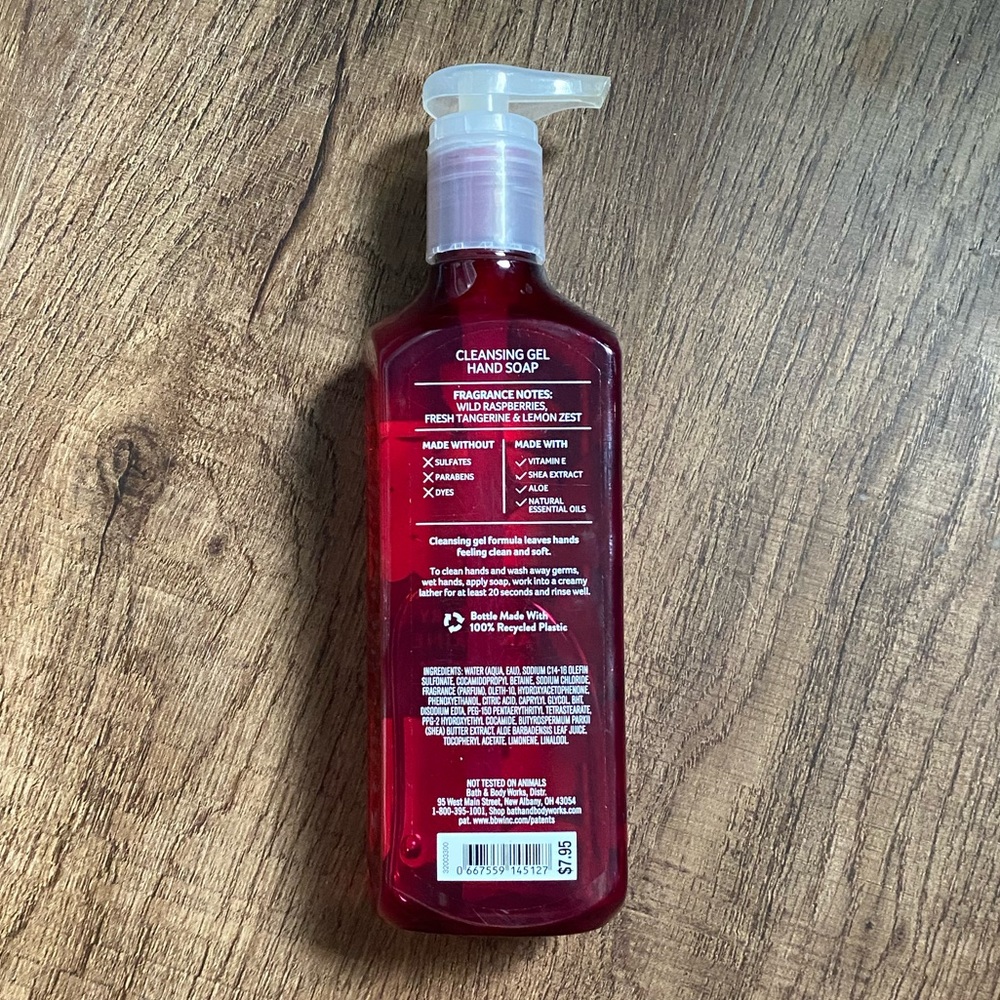 🆕2 Bath & Body Works Raspberry Tangerine Hand Soaps - Picture 3 of 4